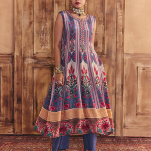 Claura Women's Floral Printed Fit & Flare Midi Dress